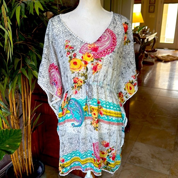 Mushka by Sienna Rose Sublimation Print swimsuit, cover-up large - Picture 2 of 9